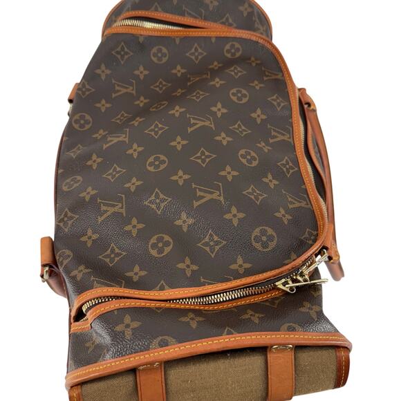 Louis Vuitton Monogram Sac Chien 40 Pet Carrier Vintage Travel Dog cat Bag Rare - Picture 4 of 16